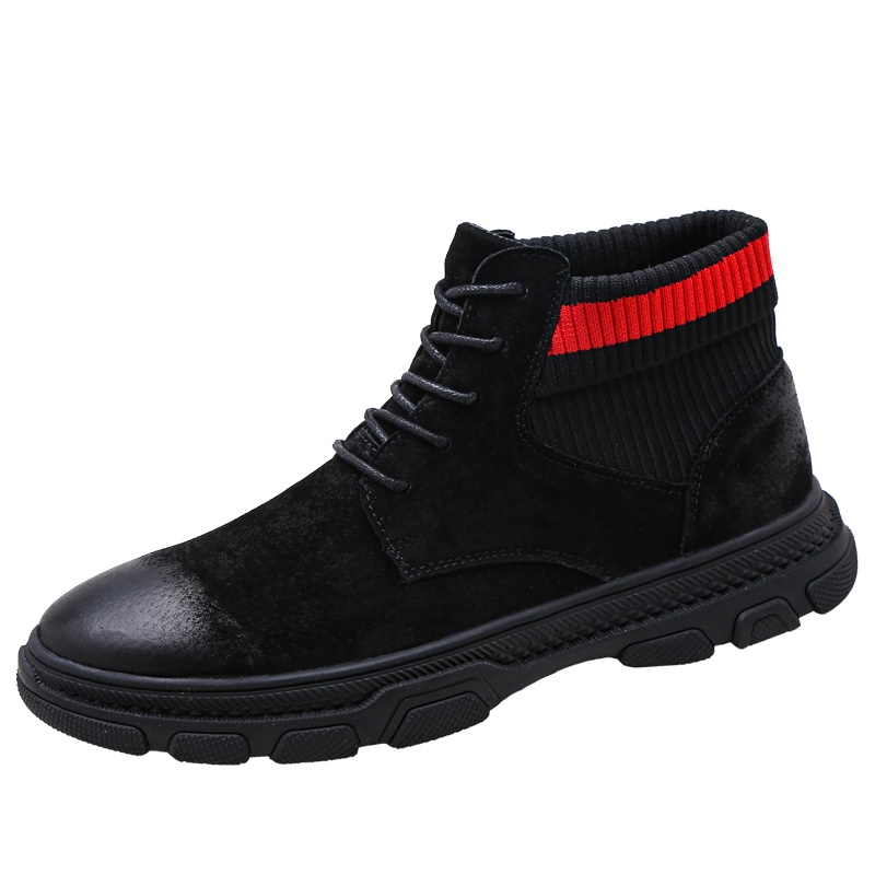 策乐(cele)男靴冬季马丁靴男英伦户外雪地靴保暖潮流工装靴时尚百搭BC-128