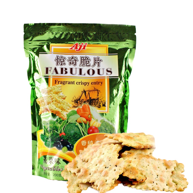 aji尼西亚惊奇脆片饼干(蔬菜味)200g