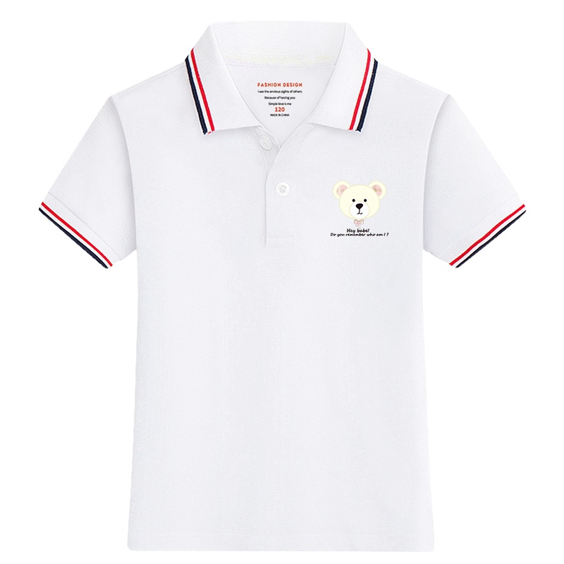 女童短袖T恤儿童polo衫夏装2019新款洋气中大童女孩时尚宽松上衣