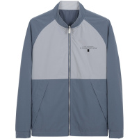 千纸鹤男装上衣2020春季新款休闲立领亚麻夹克外套男30489