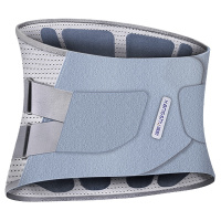 康舒医用固定带 腰围腰椎间盘突出腰肌劳损腰部腰托保暖自发热男女士牵引带通用仿生脊椎支撑护腰[黑色]A3071M