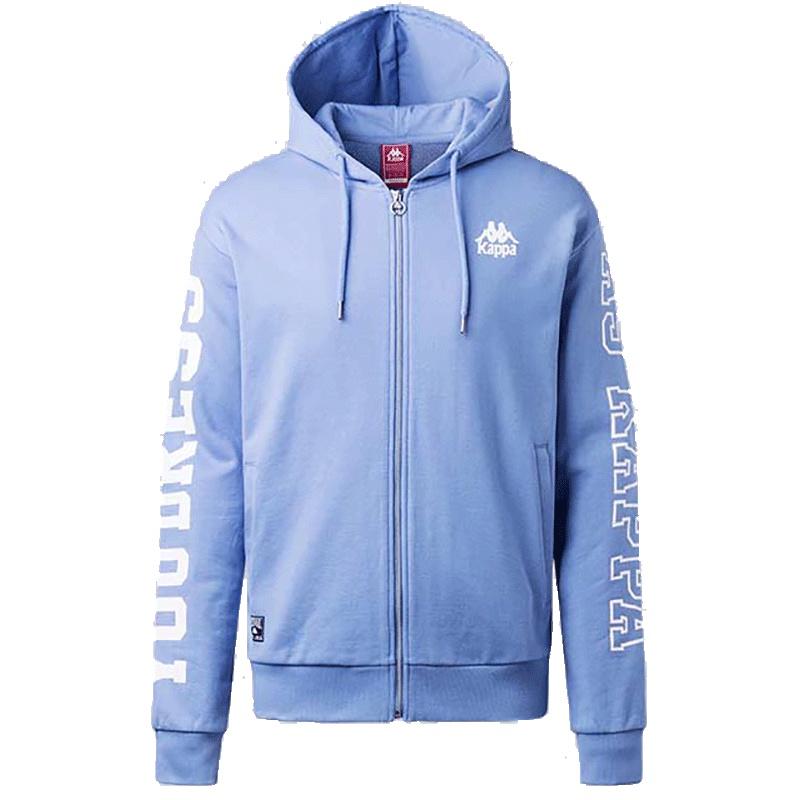 卡帕（Kappa）运动男款休闲长袖开衫帽衫外套时尚舒适卫衣K0912MK29D