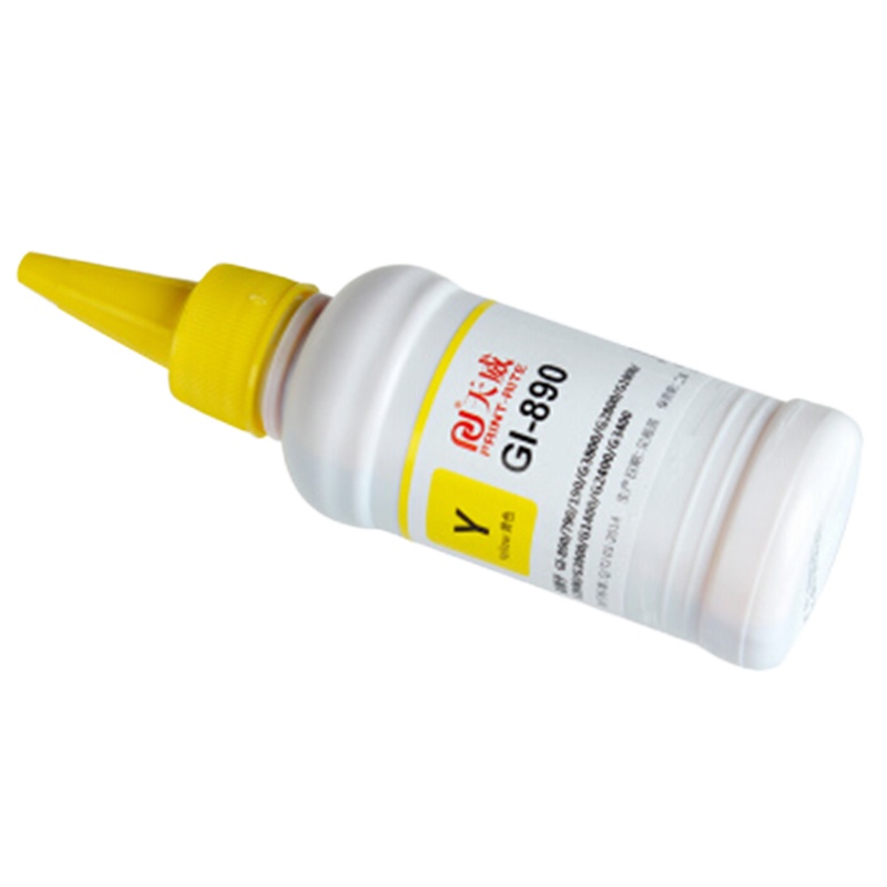 天威(PRINT-RITE) 佳能 GI-890墨水 适用 佳能 G2800 1000 2000 3000 黄色