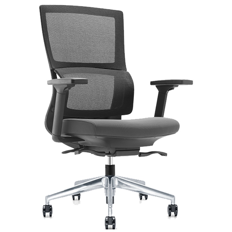 钜晟 办公椅滚轮转椅网布人体工学员工椅ZCH-233B