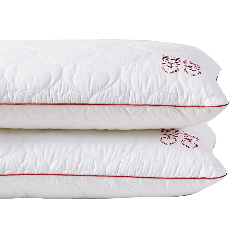 博洋家纺 结婚庆枕芯一对装柔软纯棉全棉面料枕头枕芯成人情侣对枕