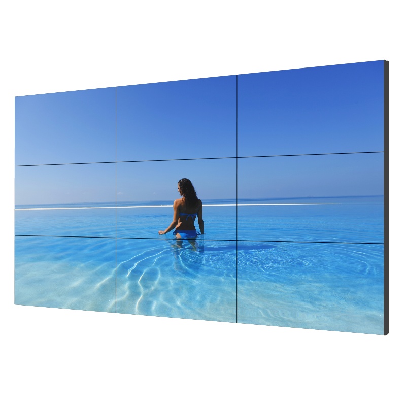 森克 49英寸3.5mm拼接屏 LED液晶4K电视墙1.7mm高清无缝大屏幕监控3.5mm视屏会议安防监控显示器