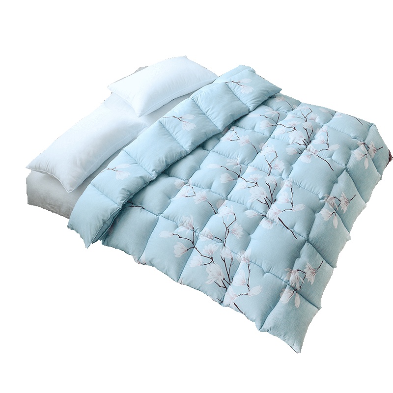 北极绒(Bejirog)家纺 被子被芯加厚保暖学生宿舍单人空调被双人羽丝绒冬被花朵/草/叶子其他图案斜纹工艺春秋被