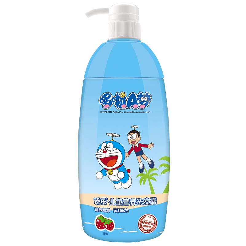 添乐 哆啦A梦儿童洗发水720ml 温和无泪配方婴儿宝宝营养洗发露