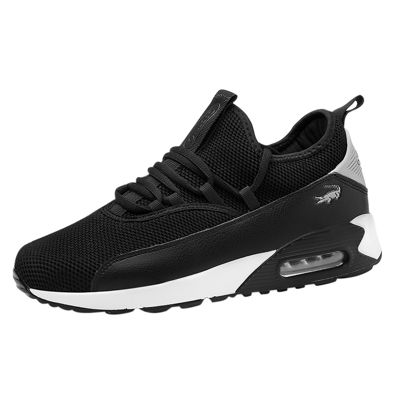 卡帝乐鳄鱼（CARTELO）休闲男鞋 透气时尚百搭韩版潮流跑步运动板鞋男子