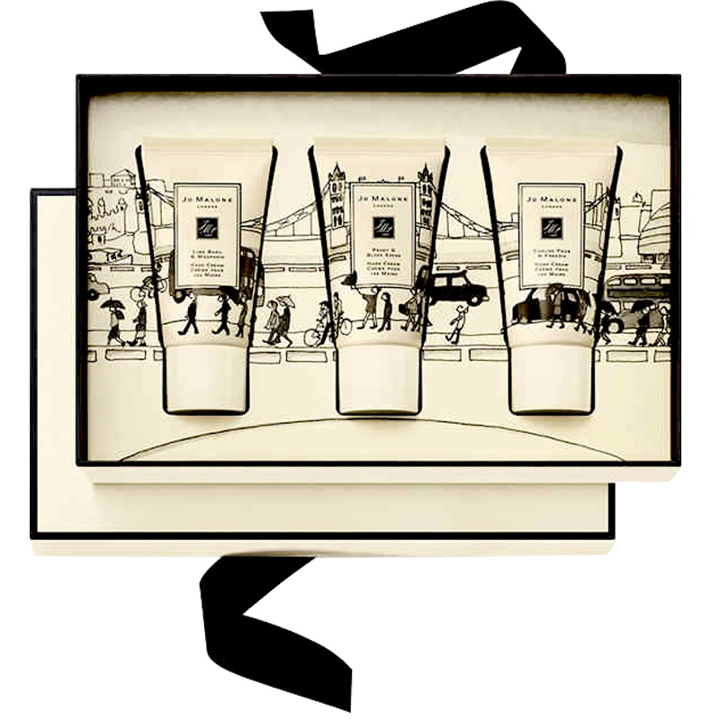 祖马龙经典护手霜礼盒（英国梨与小苍兰30ml*1 青柠罗勒与柑橘30ml *1牡丹胭红麂绒30ml*1）