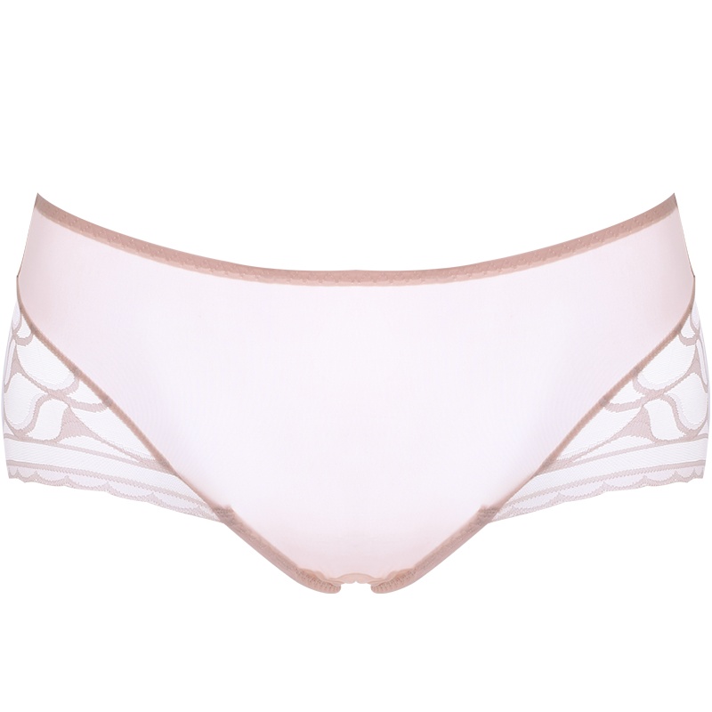 莎莲妮性感舒适女士蕾丝内裤中腰平角裤底裤