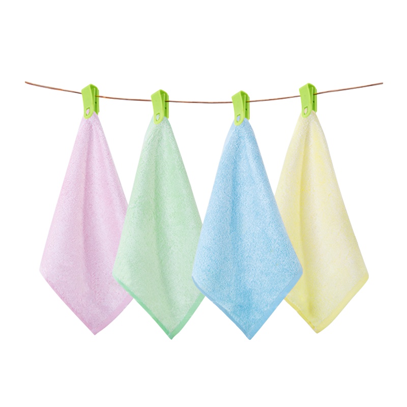 欧孕宝宝竹纤维小方巾婴儿口水巾四季通用薄款洗脸巾毛巾脱脂手帕