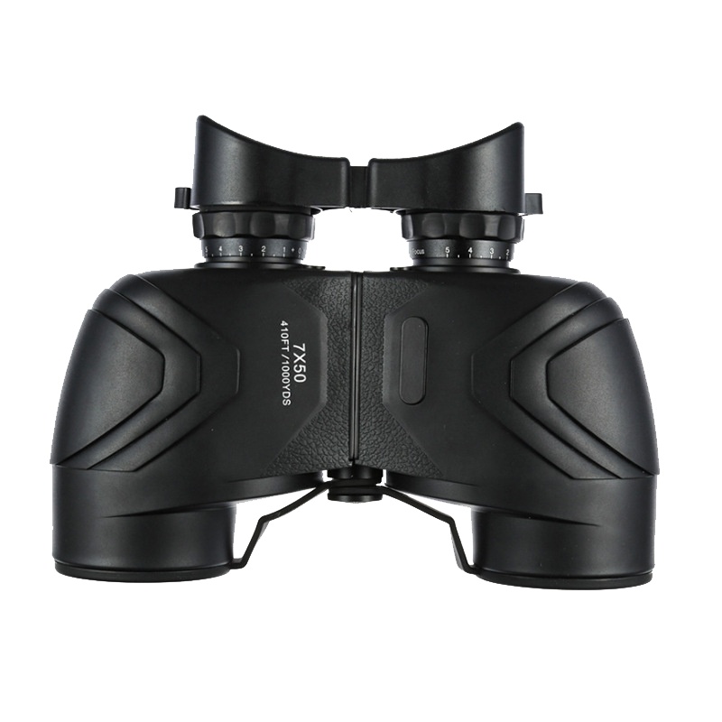 自由虎ZIYOUHU 7x50高清双筒望远镜 带罗盘航海大目镜充氮防水观察镜