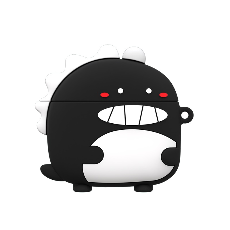 ESCASE 华为 freebuds4耳机保护套 无线蓝牙耳机套硅胶不沾灰潮牌创意收纳盒 卡通小恐龙