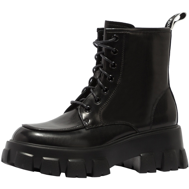 St&Sat/星期六新款厚底前系带马丁靴女靴短靴SS03116033