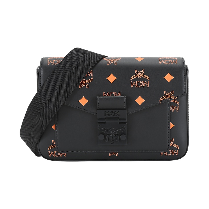 MCM 奢侈品 男女中性 Millie系列皮革单肩斜挎包手拿包腰包小号MMRBASX05