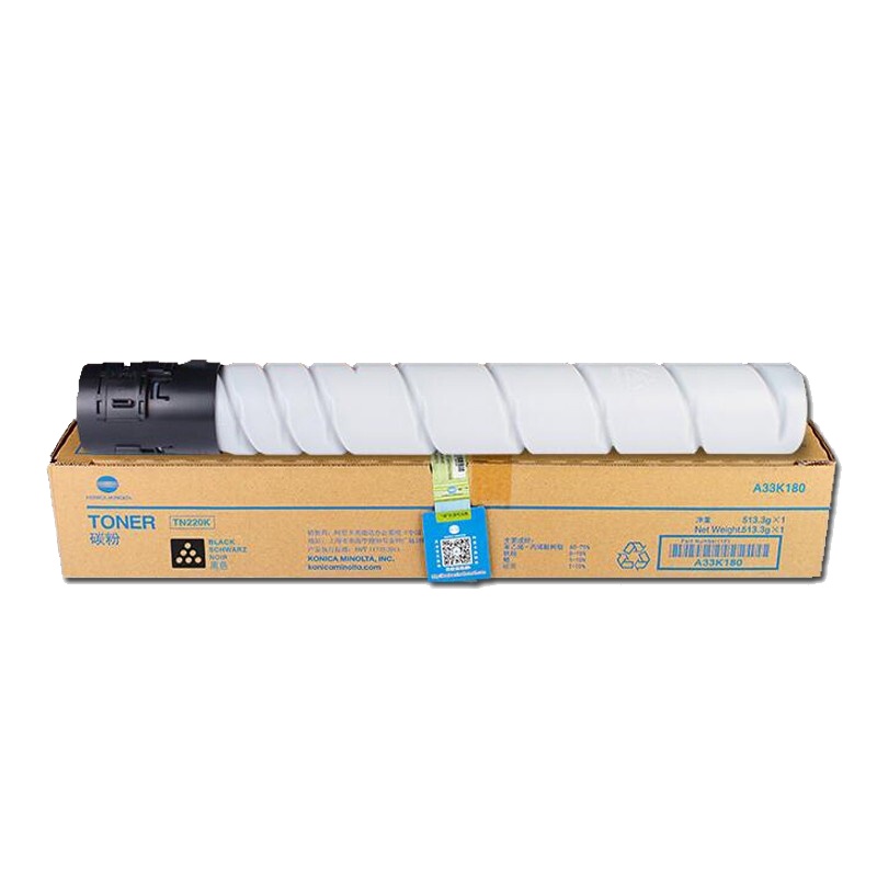 柯尼卡美能达(KONICA MINOLTA) TN-220K 碳粉 原装粉盒 用于美能达 C221s/C221/C281