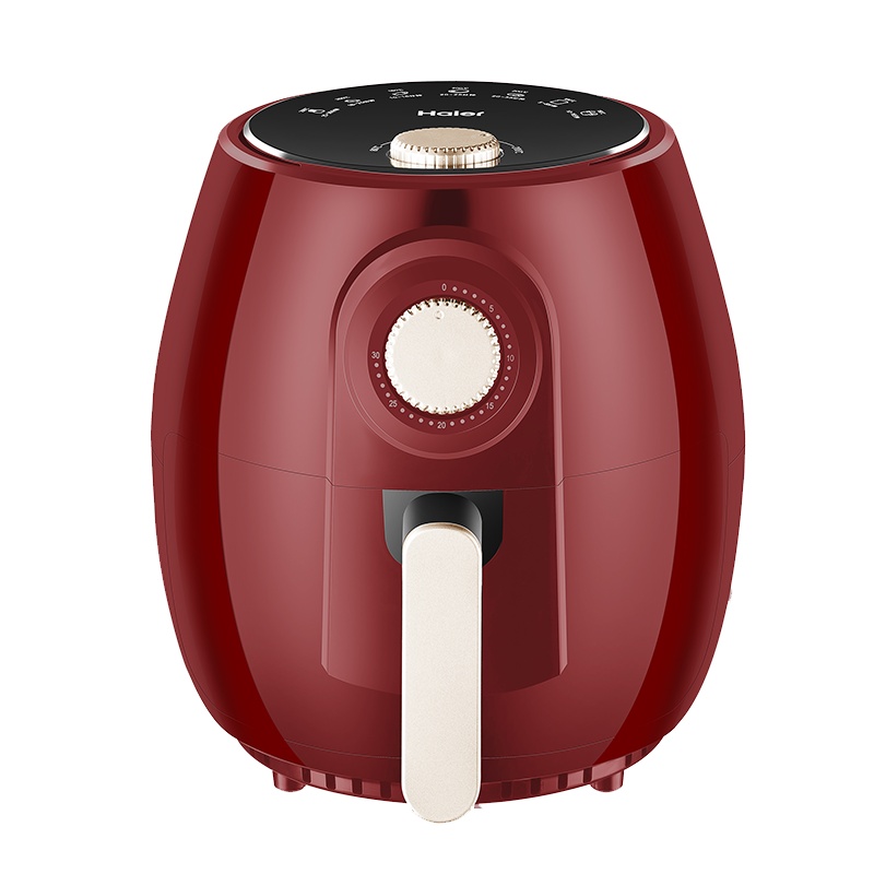 海尔(Haier)空气炸锅A-RM38家用1350W机械旋钮式大容量4L多功能无油全自动特价炸锅薯条机