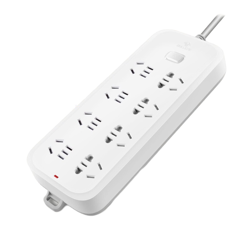 公牛新国标插座安全塞有线3米电源插排拖板8插位多孔功能排插家用插板带线 B5080