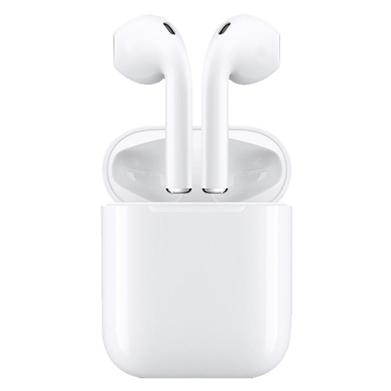 风悦i18无线蓝牙耳机迷你超小苹果Apple二代新款AirPods 运动跑步超长续航双耳华为手机通用入耳式 白色