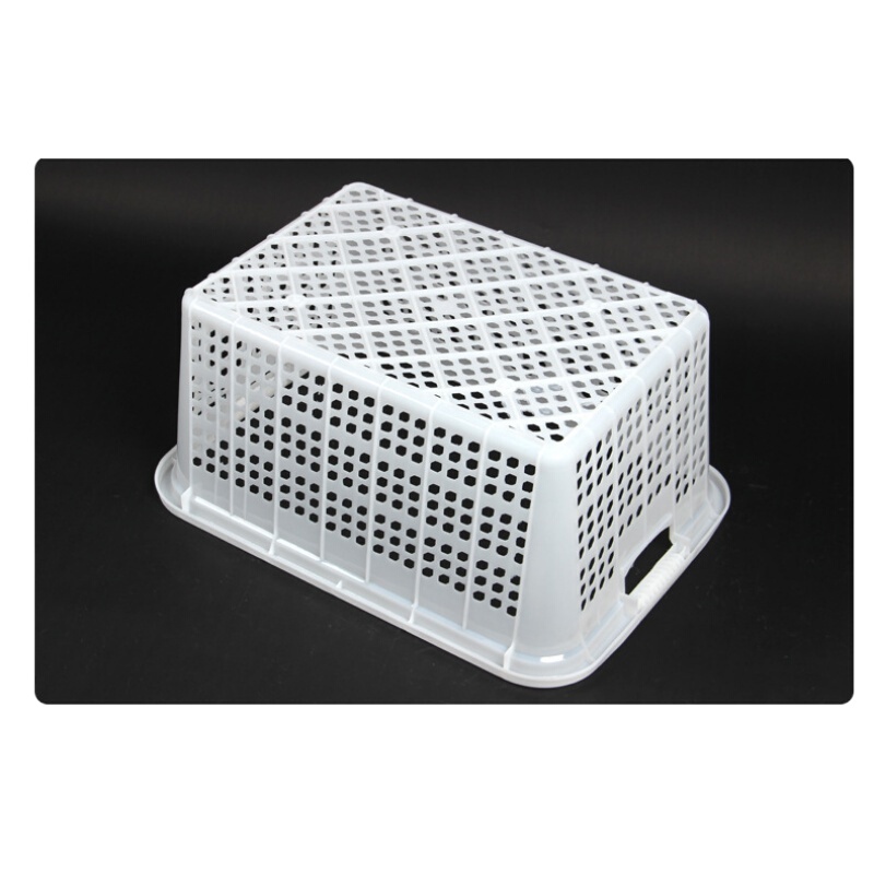 iTeaQ 长方形塑料筐篮子大号收纳筐洗菜筐725*500*365mm