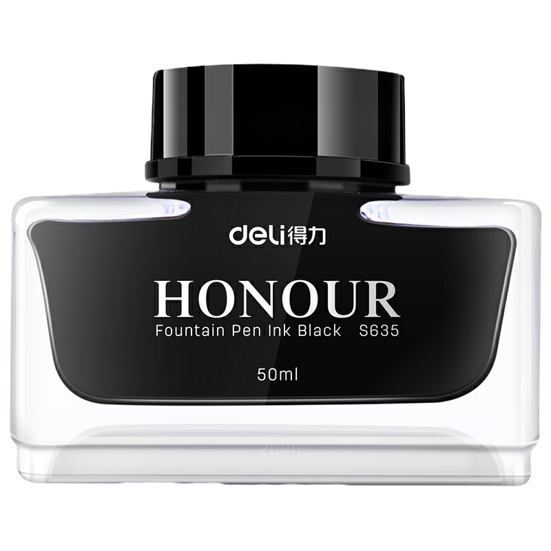 得力S635瓶装墨水(黑) 50ml（单位：件）
