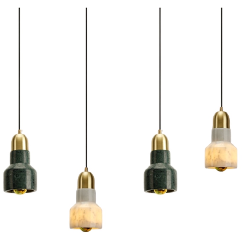 北欧后现代简约轻奢卧室床头小吊灯大理石铜阿斯卡利吧台餐桌餐厅吊灯具