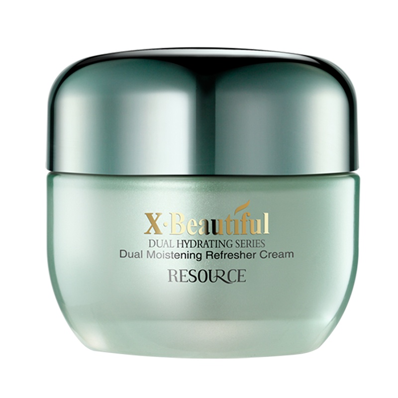 秀美资源化妆品 双重保湿清润霜50g 补水保湿面霜锁水 专柜正品女