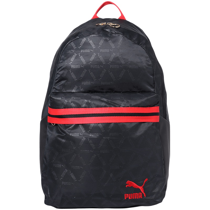 PUMA彪马女包运动包休闲包双肩包076108 07610801黑色