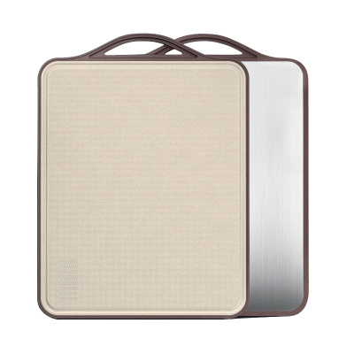 康巴赫(KBH)砧板 抗菌双面菜板 不锈钢/谷物纤维 双面抗菌不易发霉