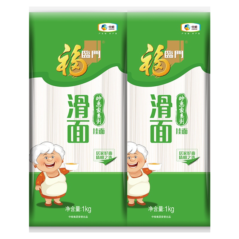 福临门 妙惠家系列滑面1kg*2袋 中粮产业链保障 层层把关