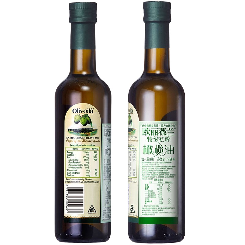 欧丽薇兰 特级初榨橄榄油 750ml*2瓶/盒 精装礼盒