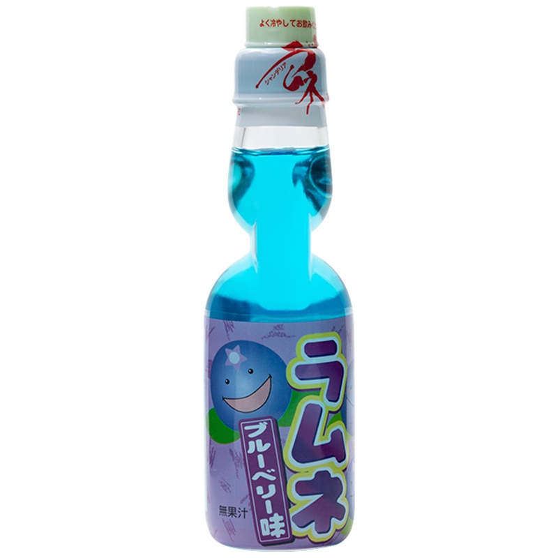 哈达弹珠波子汽水蓝莓味200ML