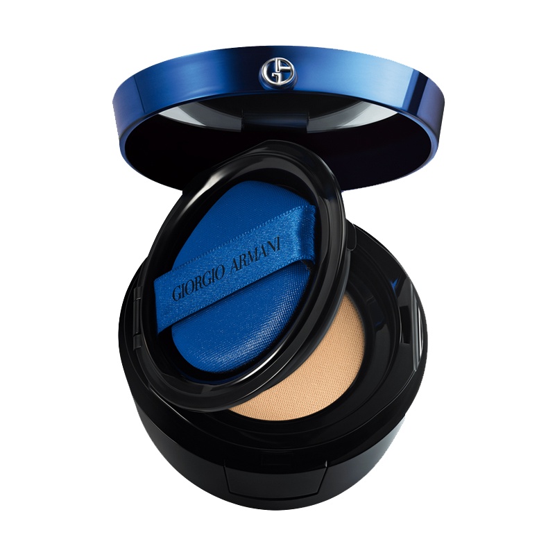 阿玛尼(ARMANI) 2020新款 电光蓝色气垫 蓝气垫 粉底液轻薄裸妆 遮瑕防晒BB霜 /妆前隔离气垫 4#