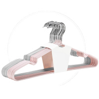 艾可思(X&W) YC 晾衣架子 挂衣服撑 混装浸胶防滑40只装