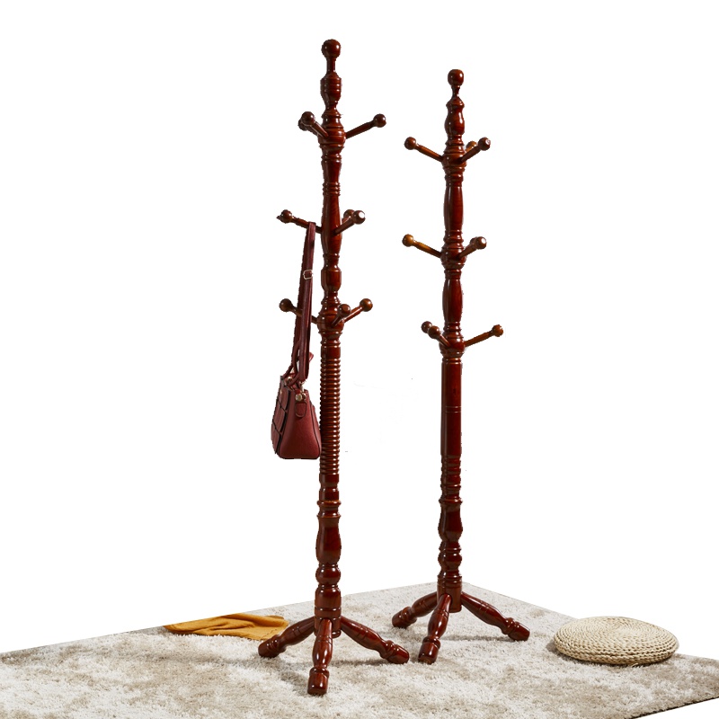 富和美(BNF)衣帽架实木架子卧室架衣帽架26挂衣架