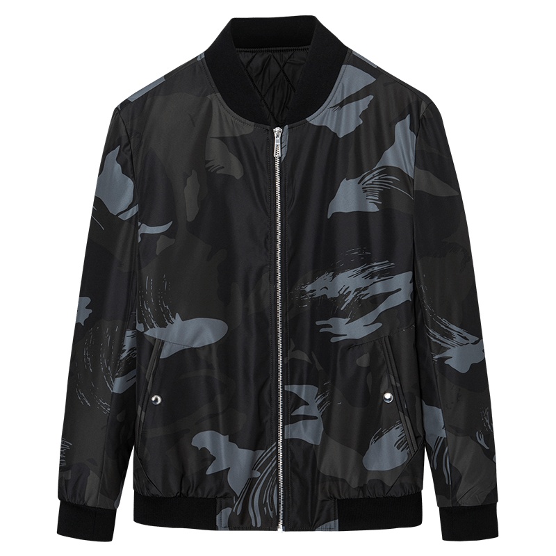 才子男装2020秋季棉服舒适百搭商务休闲棉衣外套