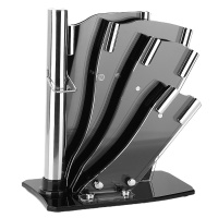 美厨 MCWA-DJ003 亚克力刀架 适用不同大小刀具6个刀槽 (单位:个)