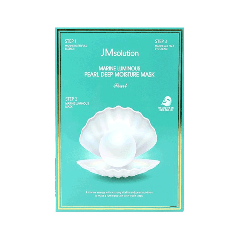 [焕亮肤色]JMsolution 肌司研 海洋珍珠 深层保湿 面膜 10片/盒 主打嫩白 JM