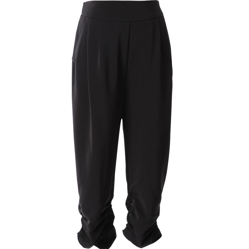 欧昵雪夏季显瘦萝卜裤宽松百搭运动灯笼裤七分休闲裤子女