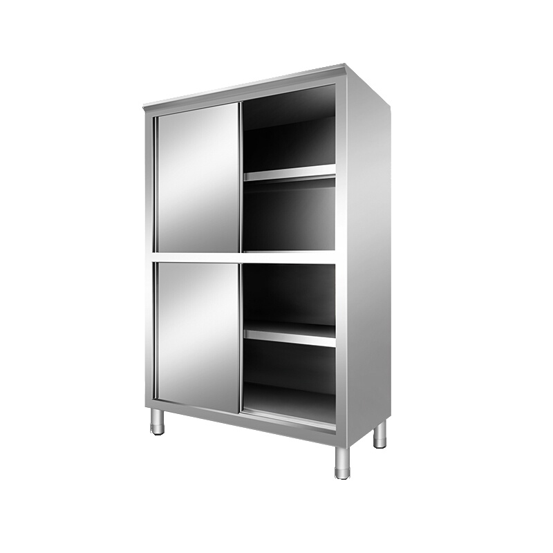 乐创(lecon)商用酒店厨房304不锈钢四门碗柜餐具收纳储物柜置物柜可定制