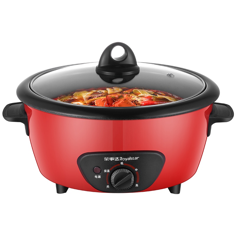荣事达分体式电火锅多用锅5升容量一锅多能蒸、煮、炖、火锅不沾内胆RHG-40A1