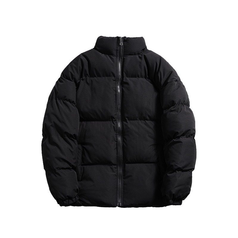 DEBRAND棉衣男冬季潮牌最新款情侣外套纯色高质量保暖男衣潮棉服