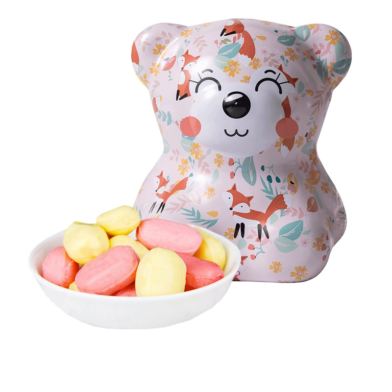 VVKOKO番石榴味软糖60g*1 苏宁自营零食休闲水果软糖果马来西亚进口零食罐装网红可爱糖果