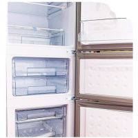 星星 节能静音家用三开门冰箱 租房小型电冰箱XINGX BCD-201MA