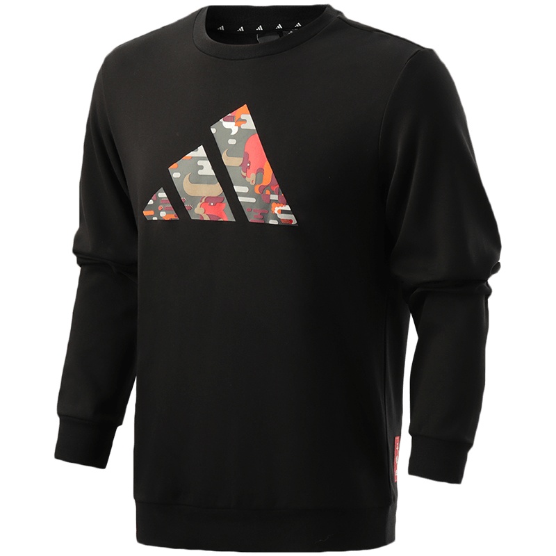 【自营】阿迪达斯男服卫衣套头衫新年款休闲运动服GP1837