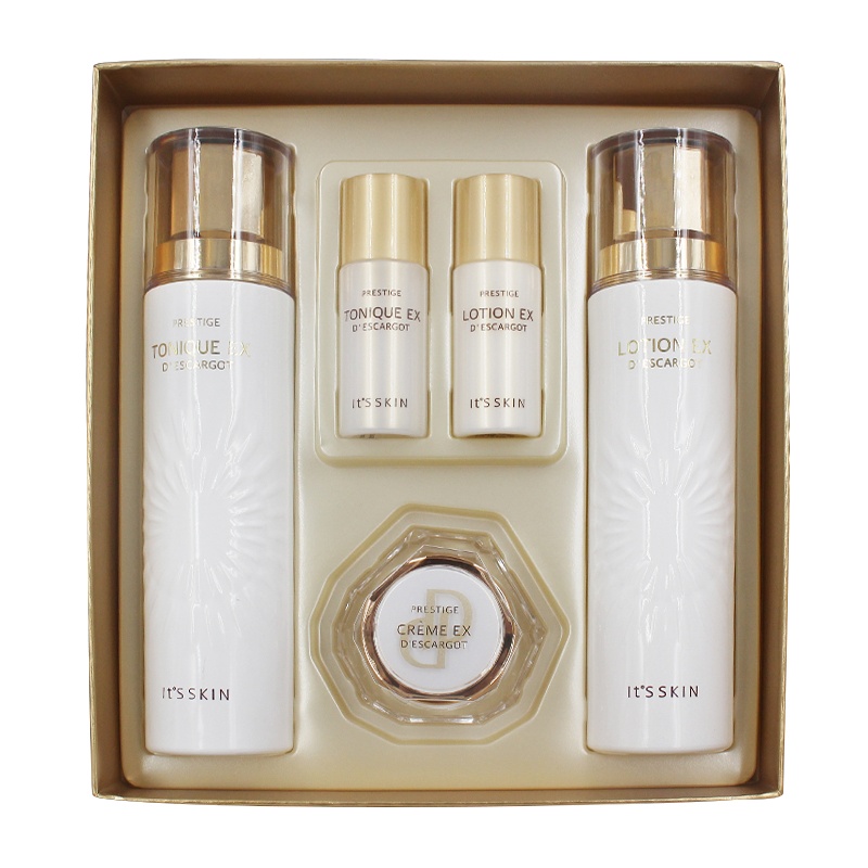 its skin伊思水乳套装 晶钻蜗牛水乳霜生再三件套礼盒[新款]护肤礼盒