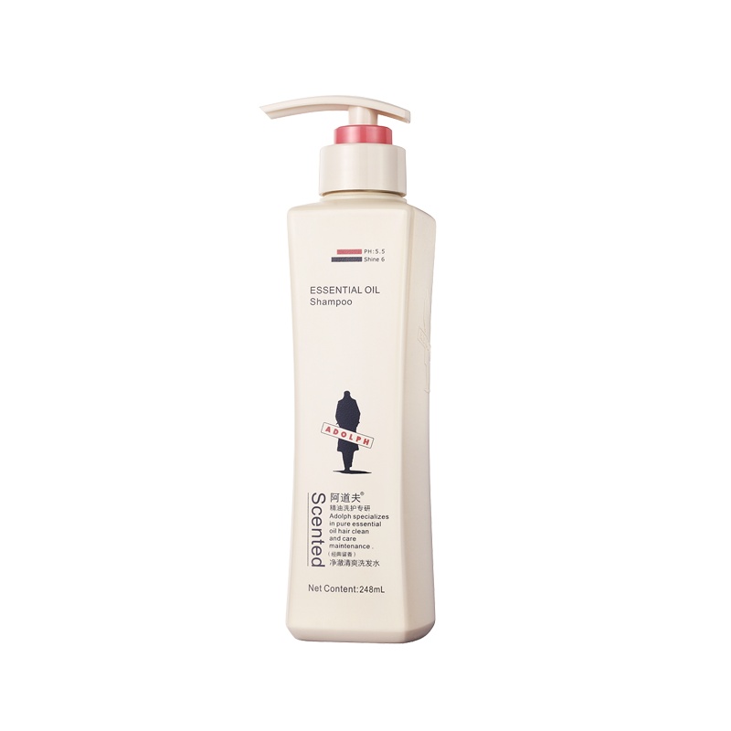 阿道夫净澈清爽洗发水洗发膏正品防伪清洁控油清爽秀发洗发乳液248ml