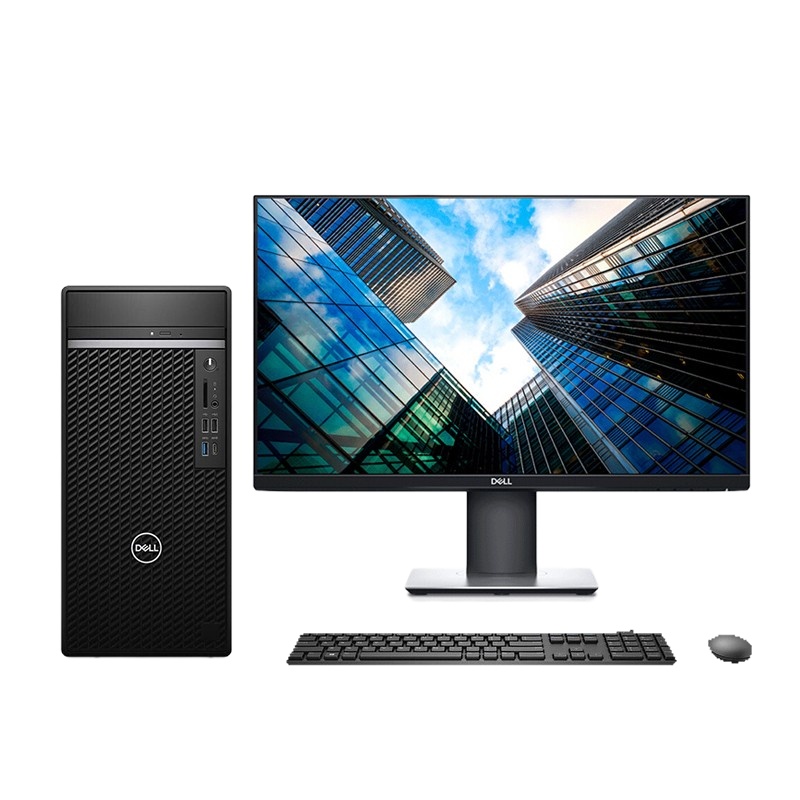 戴尔(DELL)OptiPlex 7080MT 商用台式机电脑套机 I9-10900K 32G 256G固态+2T