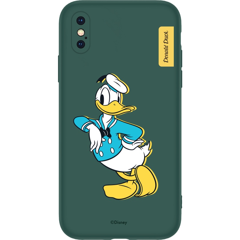 正版迪士尼优加苹果X手机壳xs镜头全包软胶防摔iPhonexsmax保护套XR个性创意潮牌新款可爱卡通软壳